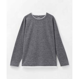 Tシャツ メンズ 長袖 ロンT フェイクレイヤー...の商品画像