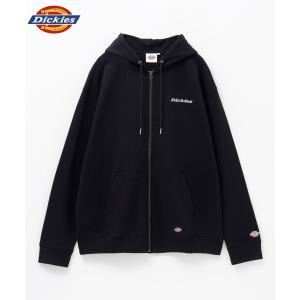 Dickies ディッキーズ 裏毛 パーカー メンズ 綿混 ジップアップ スウェット ポケット ロゴ トップス