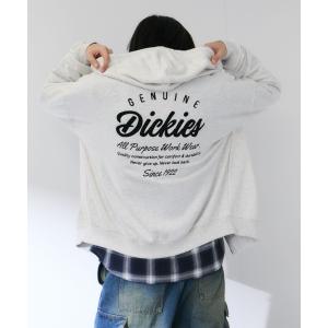 GENUINE Dickies ジェニュインディッキーズ 裏毛 パーカー メンズ スウェット ショート丈 ジップアップ トップス 爆買