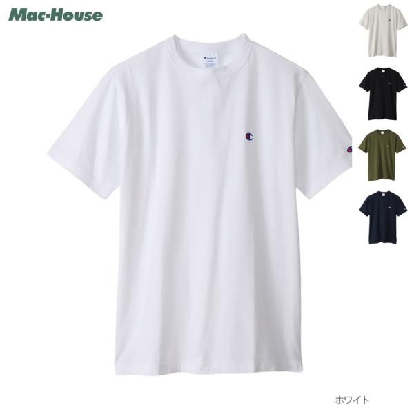 Champion チャンピオン Tシャツ 半袖 綿100% メンズ USAコットン バインダーネック...