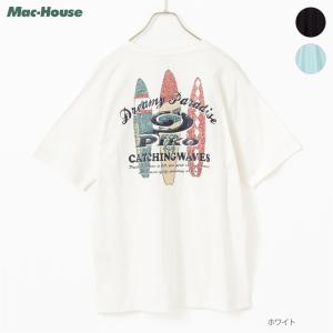 Tシャツ 半袖 綿100% メンズ コットン ユニセックス トップス ネコポス対応｜Mac-House(マックハウス)
