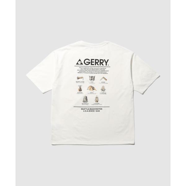 GERRY ジェリー Tシャツ メンズ レディース 半袖 吸水速乾 ドライ ロゴ 刺しゅう バックプ...