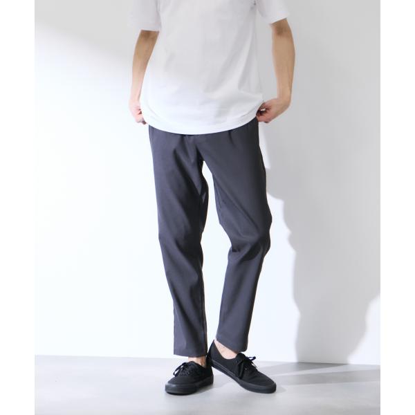 マイラク テーパードパンツ メンズ ストレッチ 抗菌 防臭 ウエストゴム ロングパンツ ビジカジ ボ...