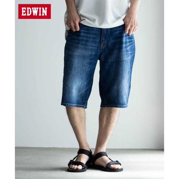 EDWIN エドウィン ハーフパンツ メンズ ショートパンツ デニムパンツ ジーンズ ジーパン ボト...