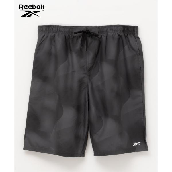 Reebok リーボック ショートパンツ メンズ 耐塩素 インナー付き 総柄  サーフトランクス 水...