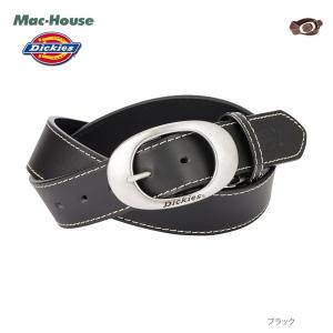 Dickies ディッキーズ ベルト 40mm メンズ 合皮 オーバル シングルピンバックル ステッチ ロゴ ブランド 人気 ファッション小物