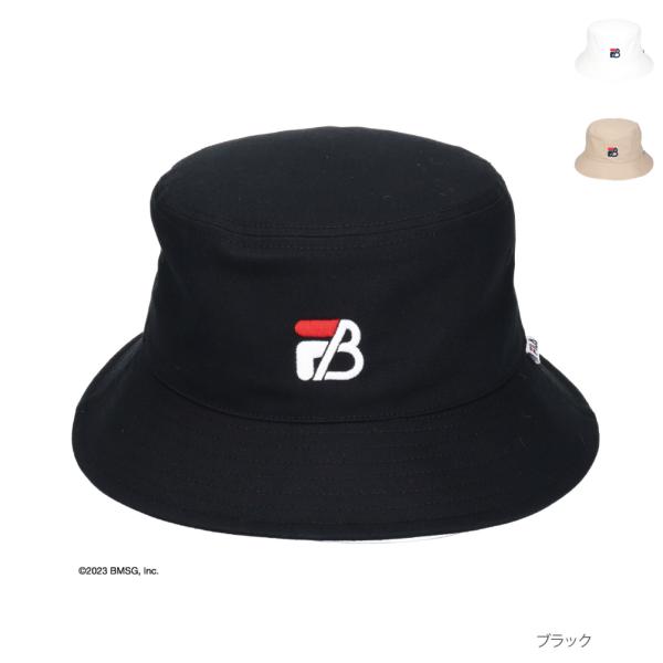 FILA×BE:FIRST フィラ ビーファースト バケットハット 綿100% メンズ 【マスキング...