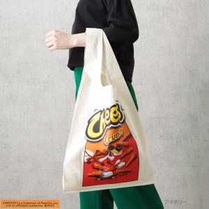 Cheetos チートス マルシェバッグ トートバッグ アクリルキーホルダー付き 綿100% 内ポケット プリント ブランドロゴ お菓子｜machouse