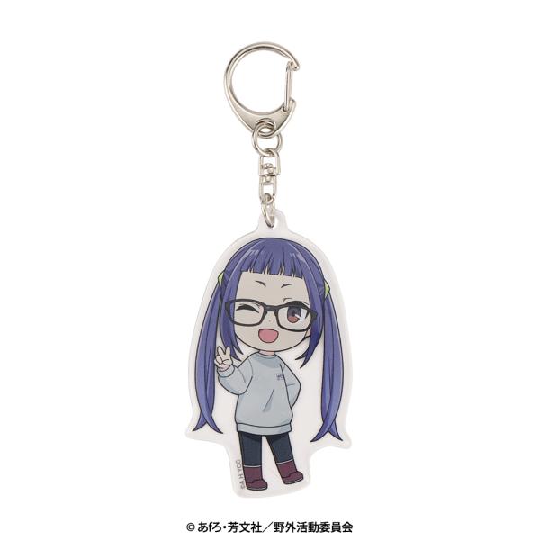 Penfield×ゆるキャン△ ペンフィールド 大垣千明 両面アクリルキーホルダー 7×4cm