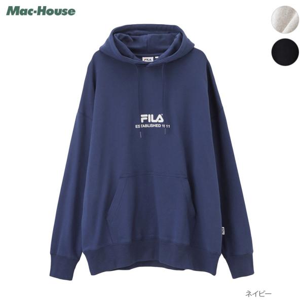 FILA フィラ プルパーカー パーカー スウェット レディース 綿100% 裏毛 長袖 プルオーバ...