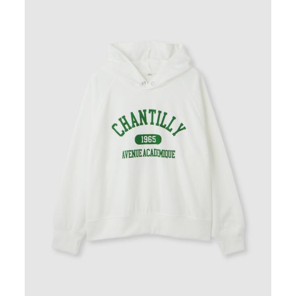 Idnes イドネス 裏毛 パーカー レディース スウェット ゆったり カレッジロゴ プルオーバー ...