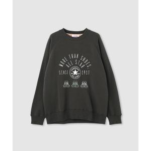 CONVERSE コンバース トレーナー レディース 裏シャギー 暖かい プルオーバー スウェット トップス