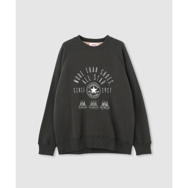 CONVERSE コンバース トレーナー レディース 裏シャギー 暖かい プルオーバー スウェット ...
