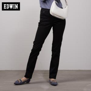 EDWIN エドウィン スリムパンツ レディース ハタラクロ ストレッチ カラーパンツ ボトムス 爆買