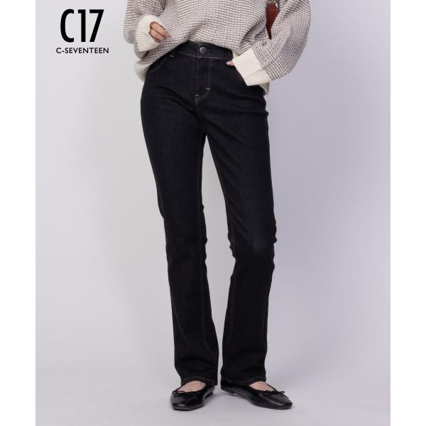C17 シーセブンティーン デニムパンツ レディース ストレッチ ジーンズ ジーパン ボトムス