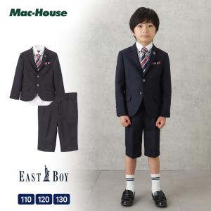 EASTBOY イーストボーイ 男児入学スーツ 小格子柄 4点セット セットアイテム キッズ トップス ボトムス｜machouse