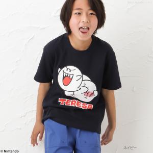 スーパーマリオ 半袖Tシャツ 綿100％ キッズ 男の子 ボーイズ プリント ゲーム 丸首 クルーネック カットソー トップス ネコポス対応