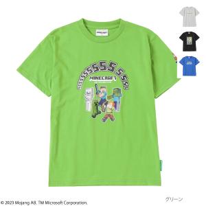 Minecraft マインクラフト 半袖Tシャツ キッズ 子供服 男の子 ボーイズ  