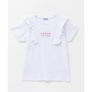 Tシャツ 子供服 女の子 キッズ 綿100％ コットン 半袖 フリル トップス ネコポス対応｜machouse