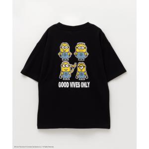 ミニオン 半袖Tシャツ キッズ 子供服 男の子 ボーイズ キャラクター プリント クルーネック トップス ネコポス対応｜machouse