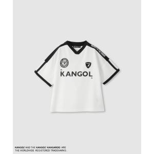 KANGOL カンゴール Tシャツ 子供服 男の子 女の子 キッズ 半袖 Vネック ドライ メッシュ トップス｜Mac-House(マックハウス)