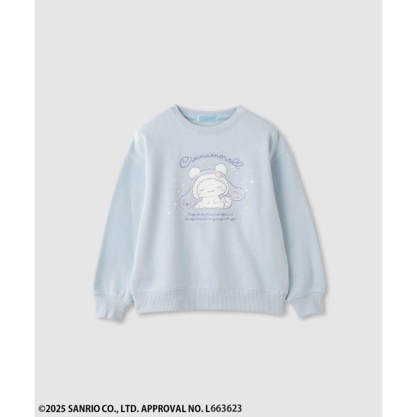 サンリオキャラクターズ シナモロール 裏起毛 トレーナー 子供服 女の子 キッズ スウェット 暖かい...