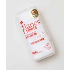 Hanes ヘインズ Tシャツ メンズ 半袖 綿100％ コットン 5.3オンス JAPAN FIT インナー 下着 肌着