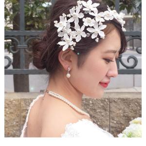 ウェディング 結婚式 ブライダル ピアス イヤ...の詳細画像3