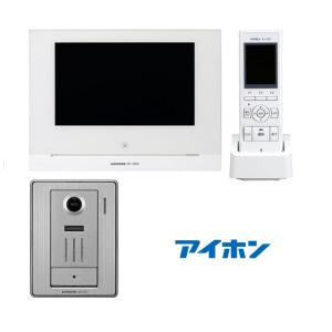 アイホン KM-77 スマートフォン 連動 テレビドアホン 7型ワイド画面 録画機能 超広角カメラ搭載 AC電源プラグ式 電源直結式対応