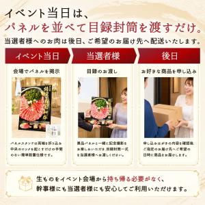 お肉 景品 パネル 目録 封筒 付 10000...の詳細画像2