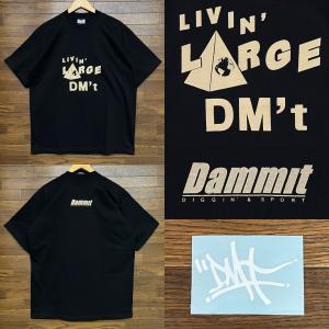 DAMMIT LIVIN' LARGE DMT Tシャツ(ヘビーウェィト) Black 2XLサイズ｜maddope