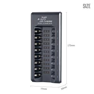 充電池 充電器 電池充電器 USB 8本 ニッ...の詳細画像3