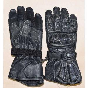 本革 バイクグローブ キルティング 秋冬 ハーレー アメリカン 防水仕様  
