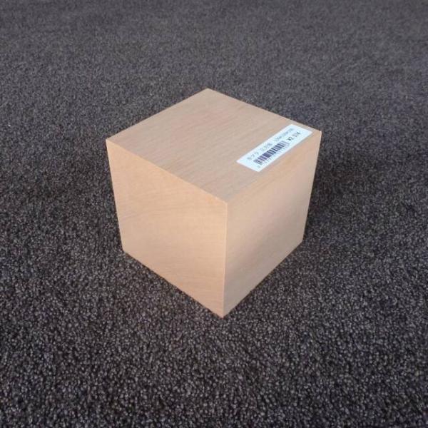 立方体 カツラ材 100×100×100 仕上げ加工済み 無垢木材