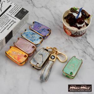 シボレー専用 大理石調 TYPE A 3ボタン式 TPUスマートキーケース 各色｜madmax-phonecase