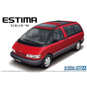 アオシマ 1/24 トヨタ TCR11W エスティマ ツインムーンルーフ '90