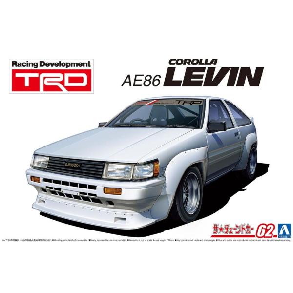 アオシマ ザ☆チューンドカー 1/24 TRD AE86 カローラレビン N2 仕様 &apos;83（トヨタ...