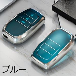 トヨタ キーカバー キーケース クリア スマー...の詳細画像4