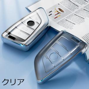 BMW TPU キーカバー キーケース クリア...の詳細画像1