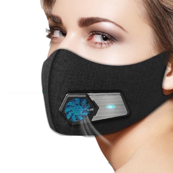 電動ファン付マスク フィルター 換気口付きマスク 1セット