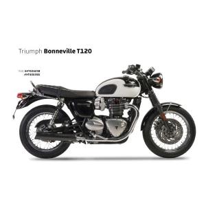 ボンネビル T100 T120 スリップオンマフラー キャプトン 