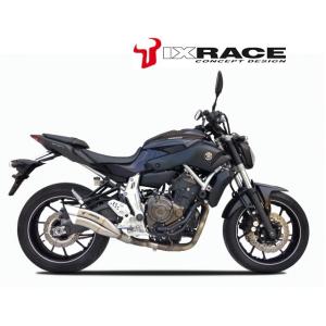 IXRACE YAMAHA MT 07 14-15/MOTO CAGE 14-15 Z7 ツインアップ スリップマフラーの商品画像