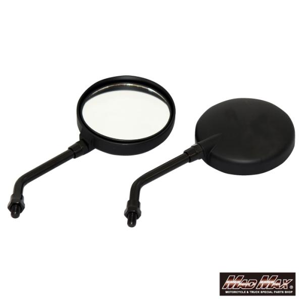 週末セール!!バイク用ミラー Z2タイプミラー 10mm ショートステー ブラック 2本入