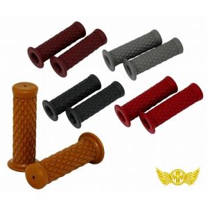 バイク用 ダイヤハンドルグリップ 非貫通タイプ 各色