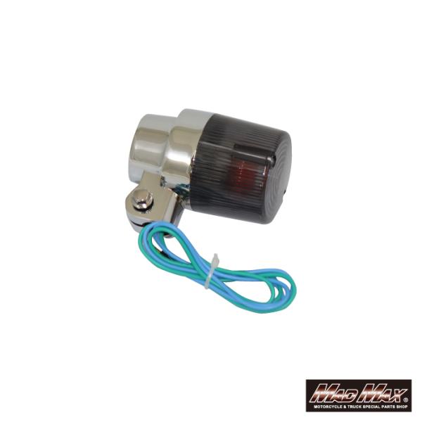 週末セール!!汎用 丸型 ヨーロピアンウインカー スモーク 1個