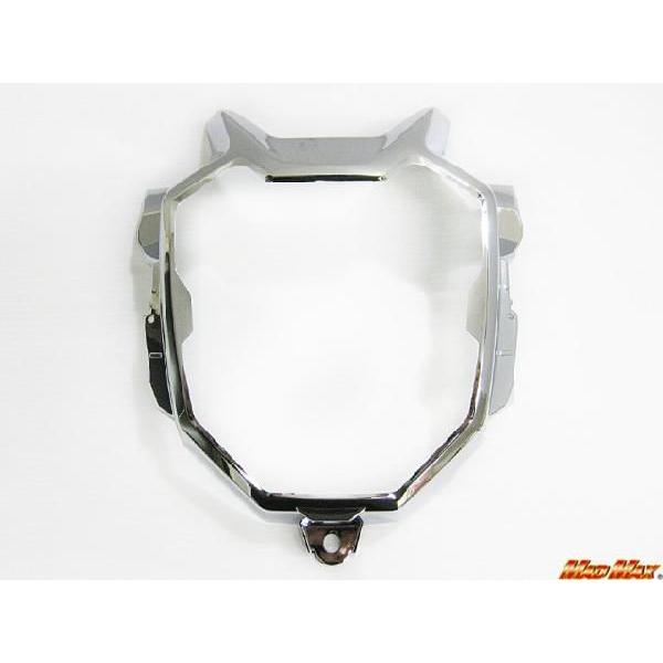 週末セール!!ZOOMER-X祭 大特価セール ズーマーX ヘッドライトカバー メッキ