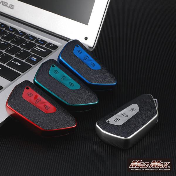 在庫処分SALE!!メール便送料無料!!フォルクスワーゲン専用 レザー調 TYPE G 3ボタン式 ...
