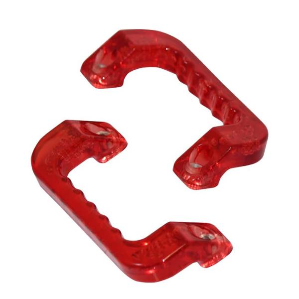 週末セール!!ハイエース キャリー 兼用 クリスタルアシストグリップ 少バルブタイプ レッド