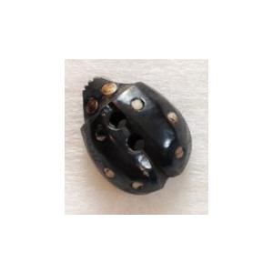 ボーンボタン　てんとう虫