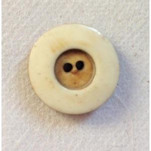 ボーンボタン　20mm　カルト　１個売り　アイボリー